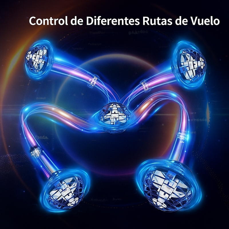 🛸 Orbe Volador LED