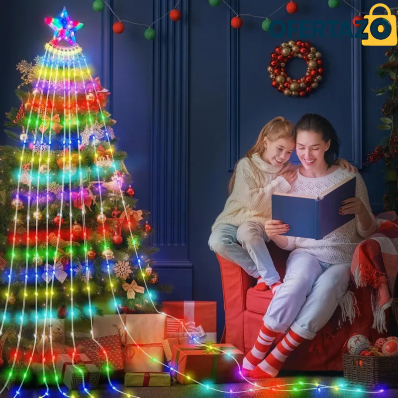 LUCES INTELIGENTES PARA ÁRBOL DE NAVIDAD – CONTROL REMOTO + APP