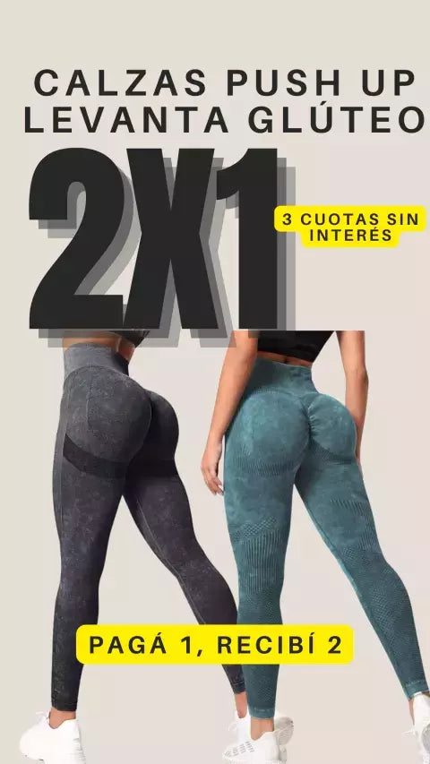 Calza Push Up LEVANTA GLÚTEO 2x1 - Pagá AL RECIBIR